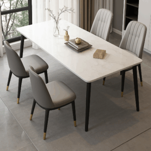faux marble dining table